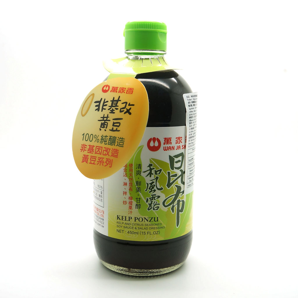 萬家香-昆布和風露(純素) 450ml/ Kelp Ponzu (Vegan) 450ml
