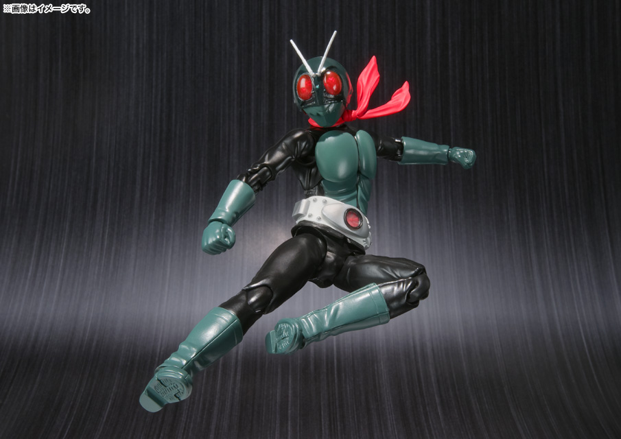 (包裝盒背有微凹) (行版) Bandai S.H.Figuarts 幪面超人 櫻島1號 SHF Kamen Rider 1 (Sakurajima Ver.) (2013)