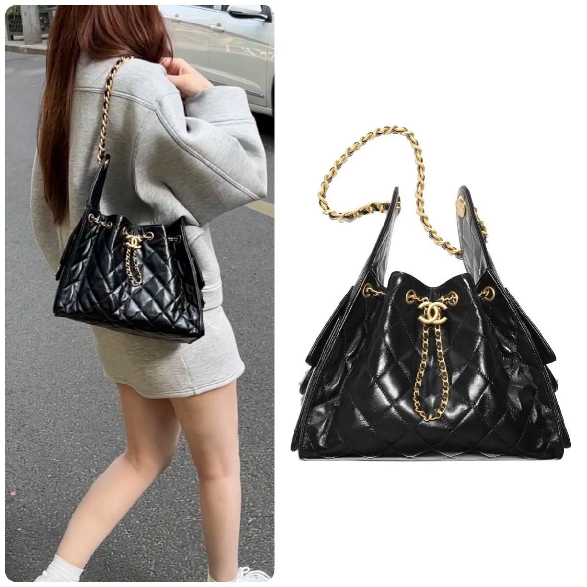 CHANEL 25 Small Handbag 水桶包 細號 連專櫃禮盒