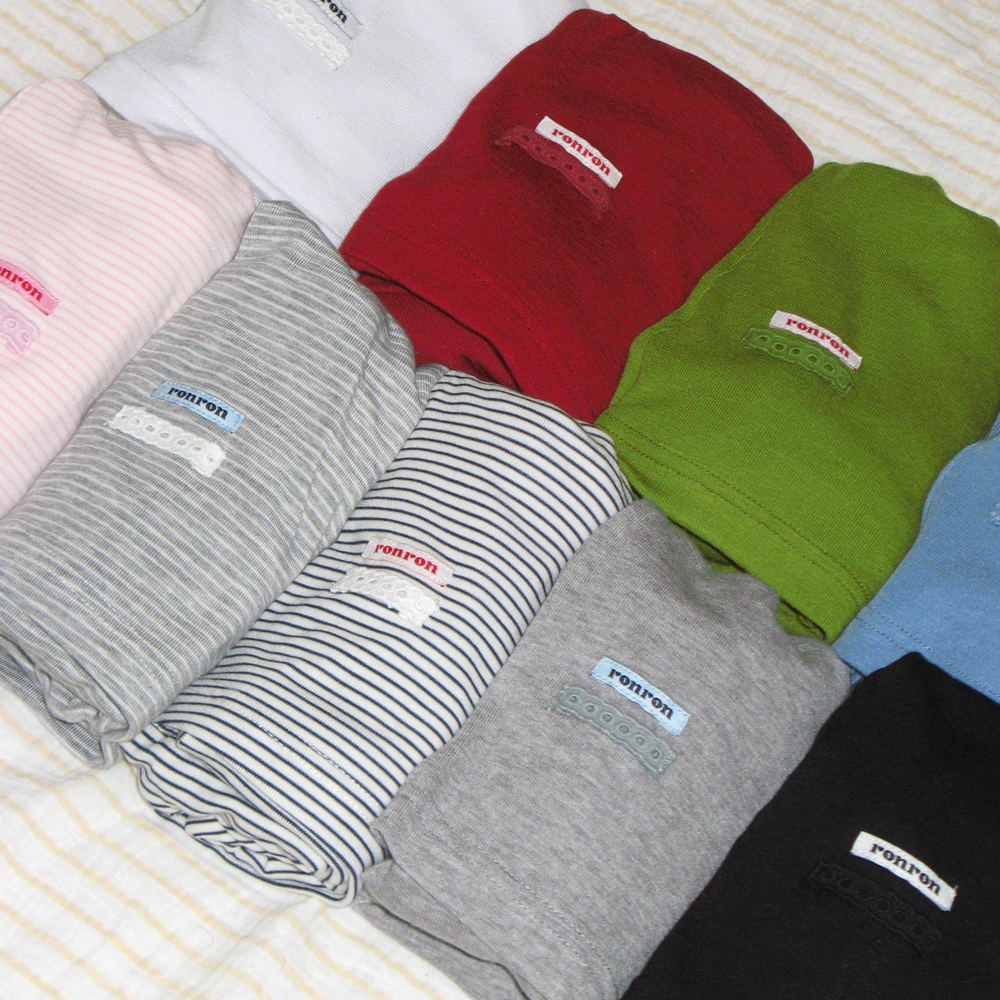 🇰🇷訂購｜ronron 26｜[SET] SOFT MINI LABEL LONG SLEEVE 9色 