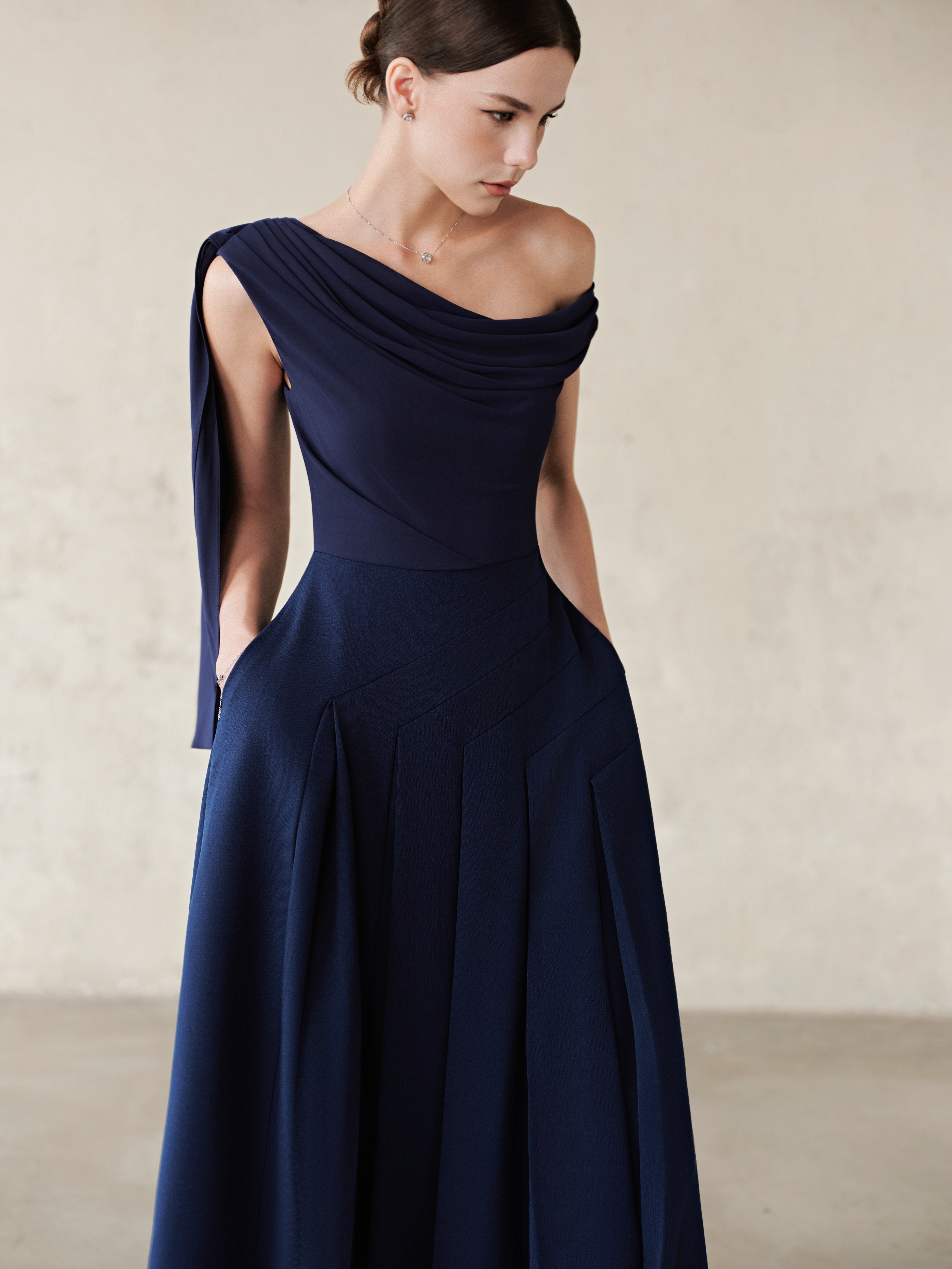 Hazel Dress (Dark Navy)