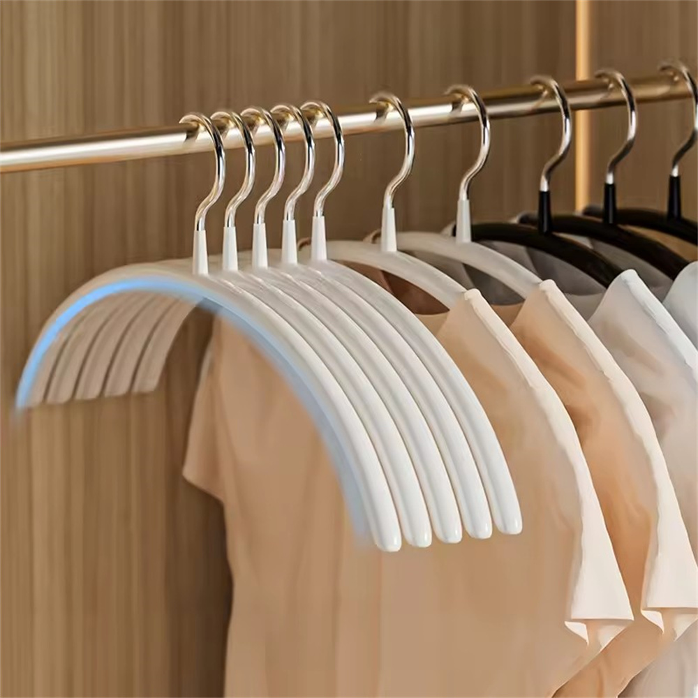 10x 半圓防滑無痕衣架 白色 UB0240