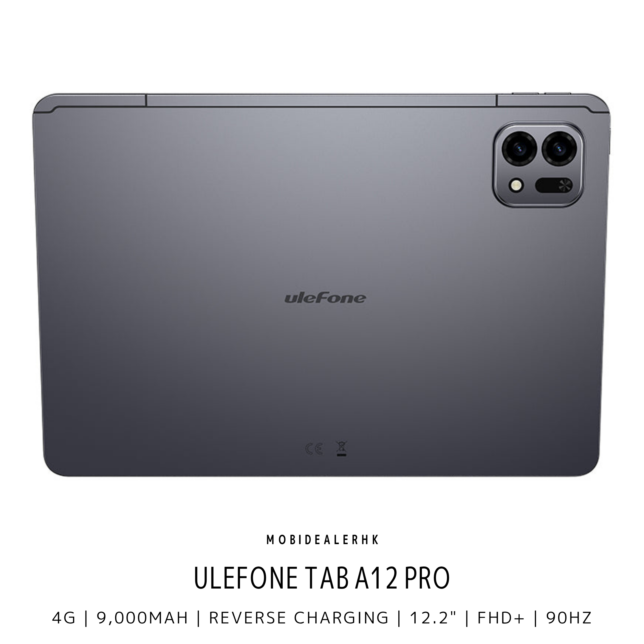 Ulefone Tab A12 Pro | 歐樂風 Tab A12 Pro | 4G | 平板電腦 | 12.2" 2.4K 大屏 | 9000mAh 大電量