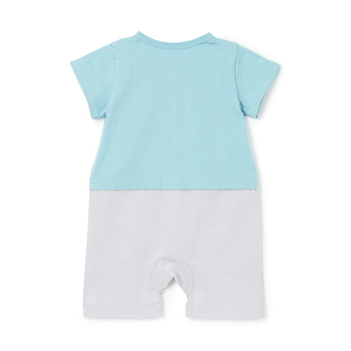 🇯🇵預訂 日本直送🇯🇵Petit Main兩色車車帆船刺繡貼花短袖連身服