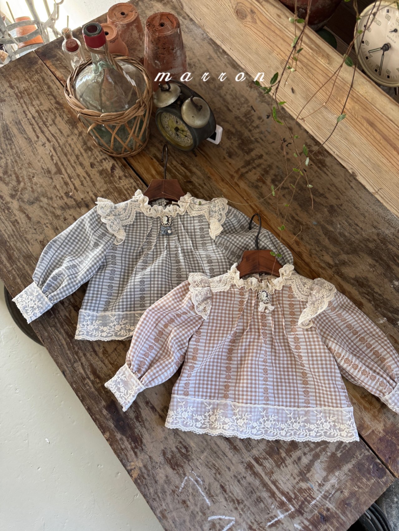 🇰🇷Marron blouse