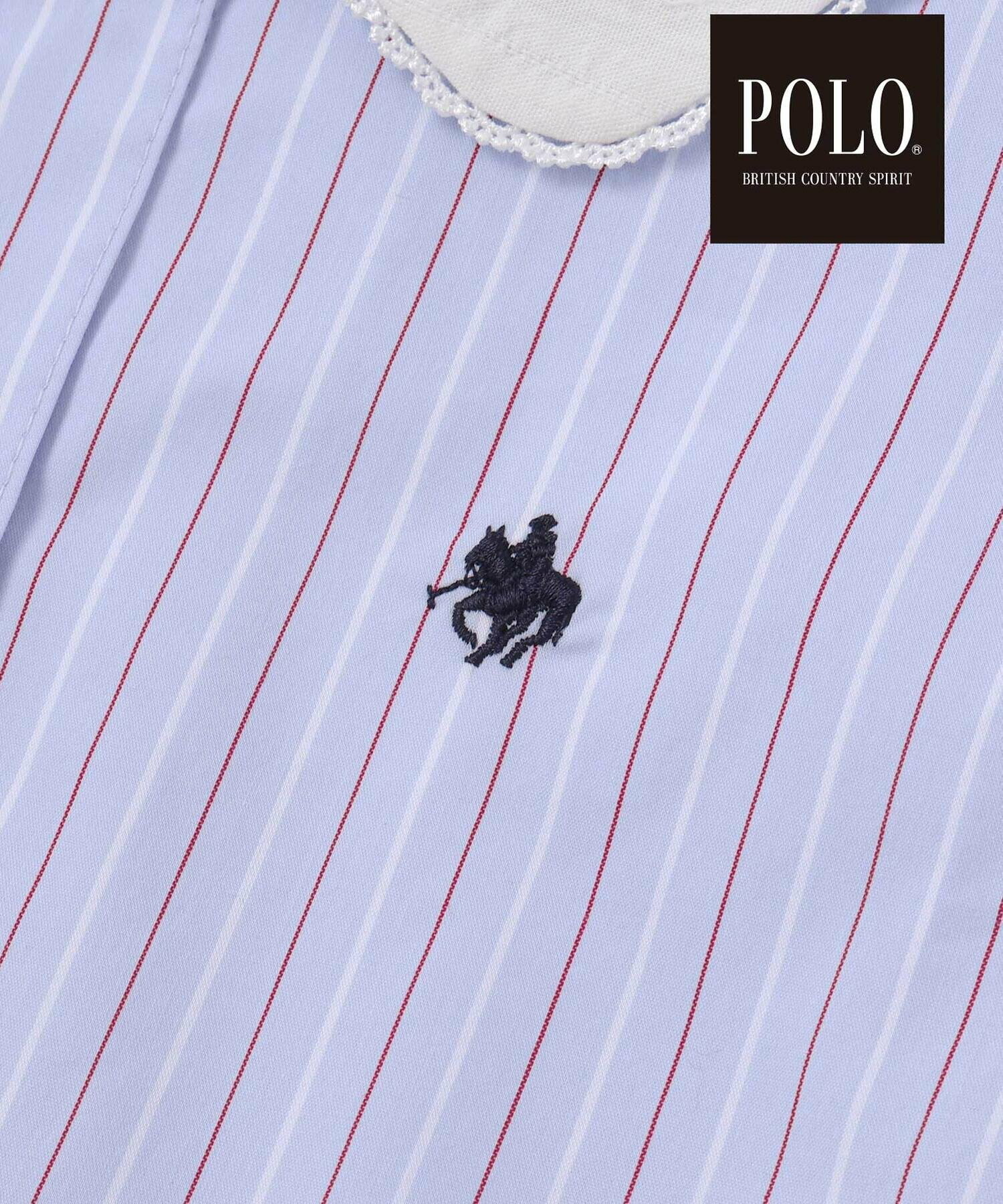 🇯🇵預訂 日本直送🇯🇵Slap Slip x Polo Bcs兩色標誌刺繡蝴蝶結翻領短袖連身裙