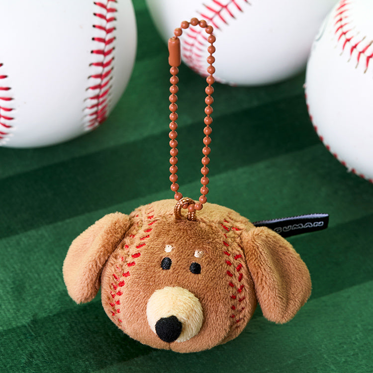 [JOGUMAN STUDIO] WOODY BASEBALL BALL KEYRING