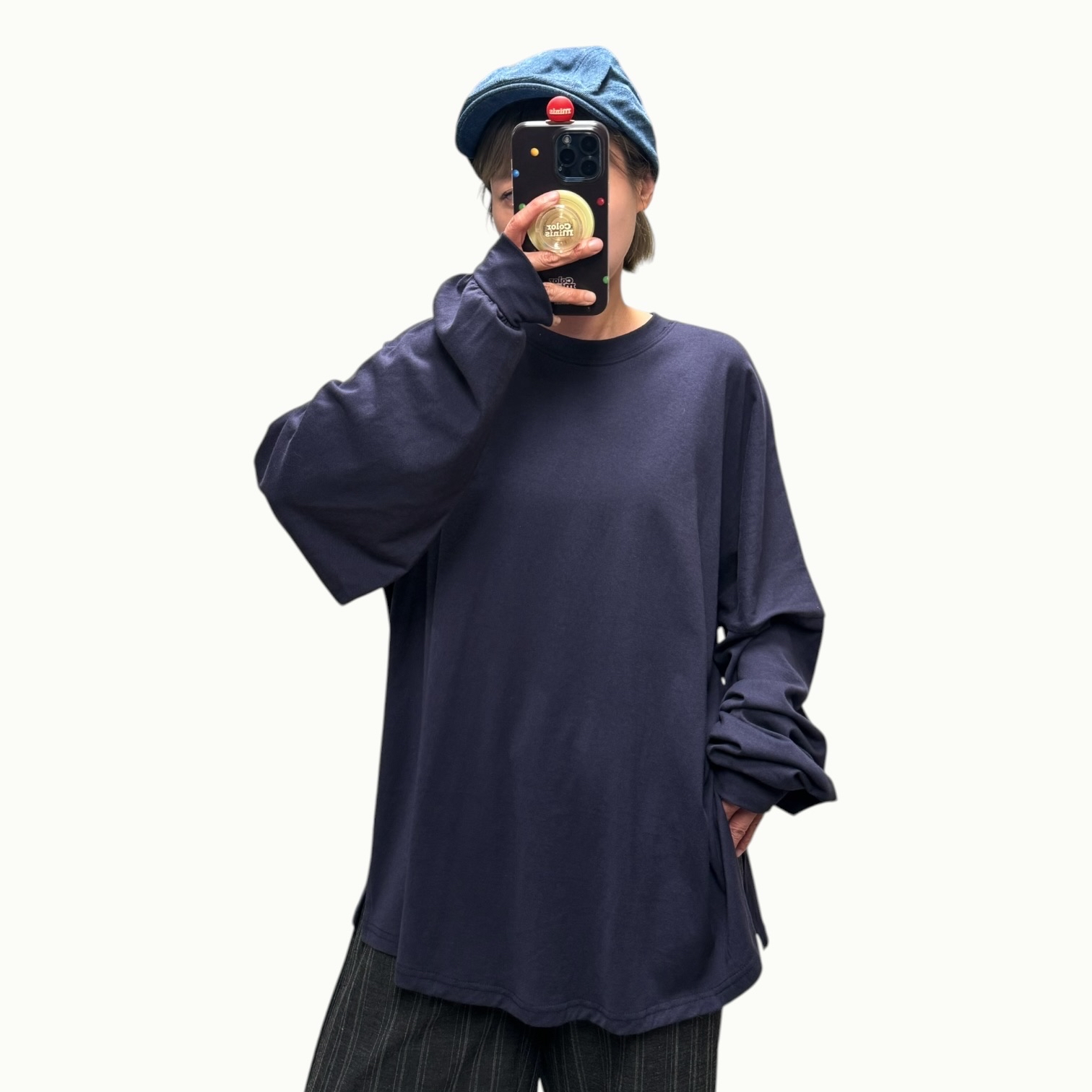 221016 薄料長䄂tee