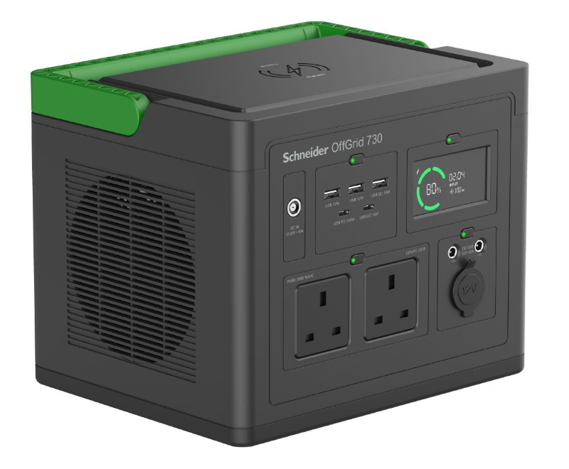 施耐德電氣 - (738Wh) Schneider OffGrid 手提式流動電源(PPS730-UK) #大容量流動電能站 #移動電源 #外置電