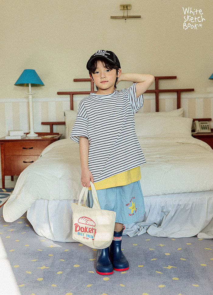 🇰🇷WhiteSketchBook tee 