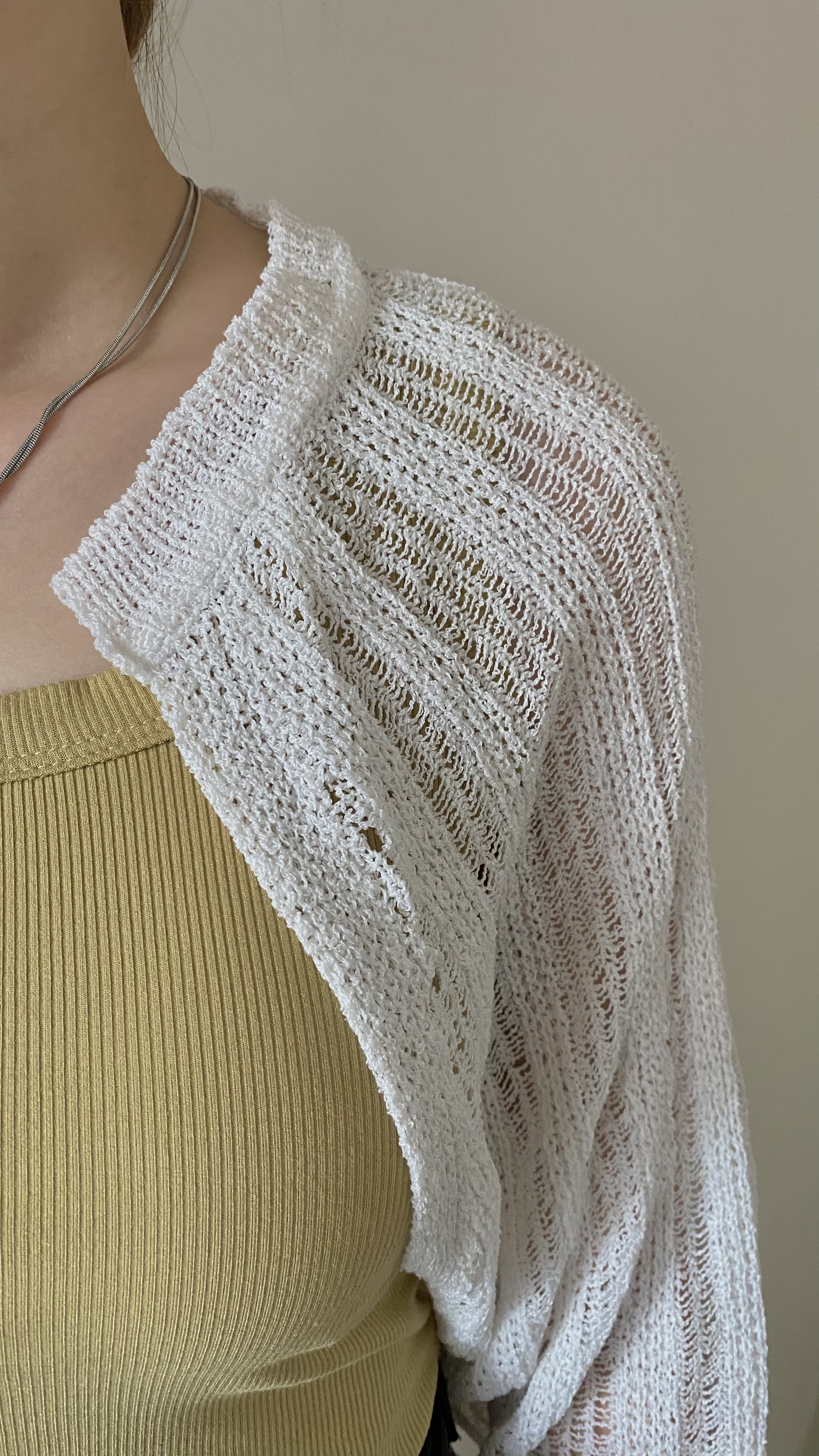 超高詢問度鏤空外套