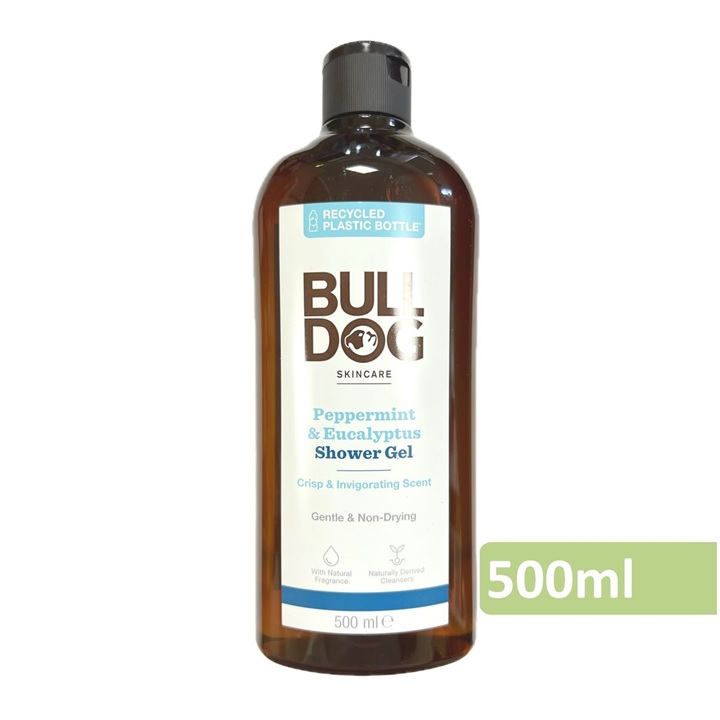 BULLDOG - 清爽醒神沐浴露 500ml (薄荷、留蘭香、桉樹) (B) [平行進口]