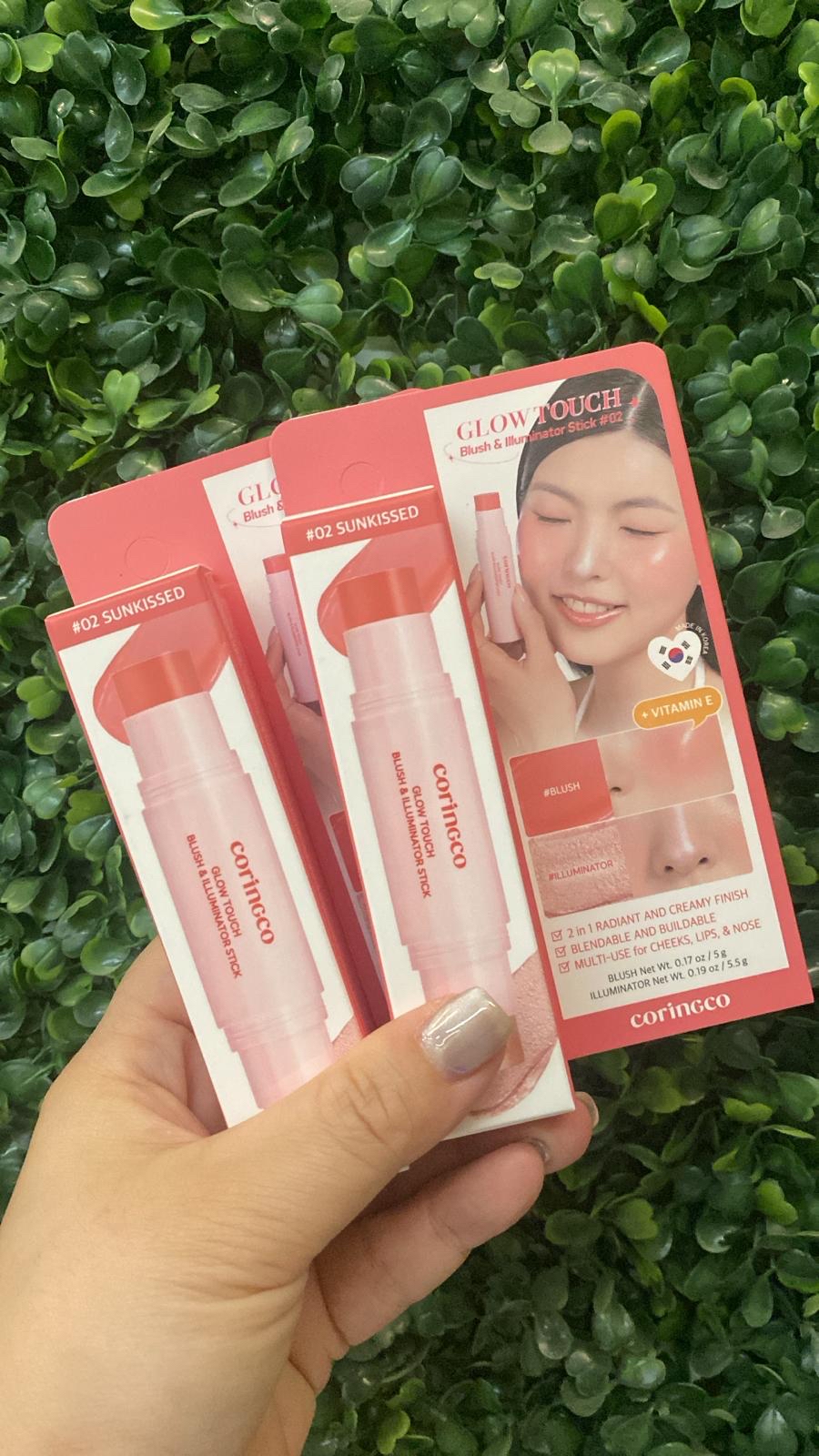 *CORINGCO GLOW TOUCH胭脂高光鏡面兩用棒*