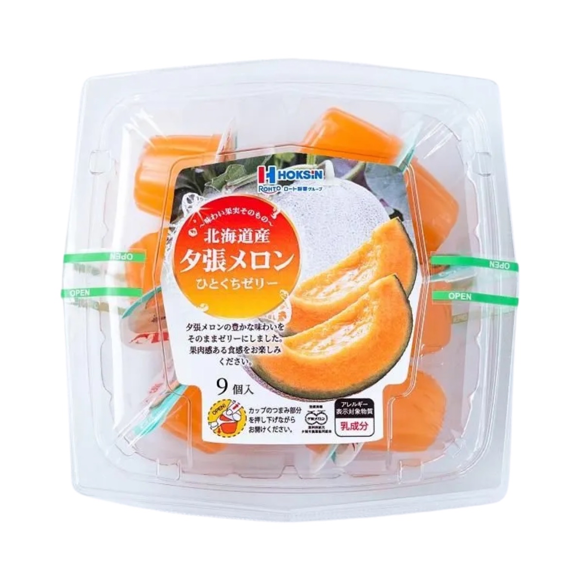 日本直送HOKUSHIN FOODS  北海道夕張哈密瓜果凍迷你： 甘王草莓果凍迷你果凍啫喱
