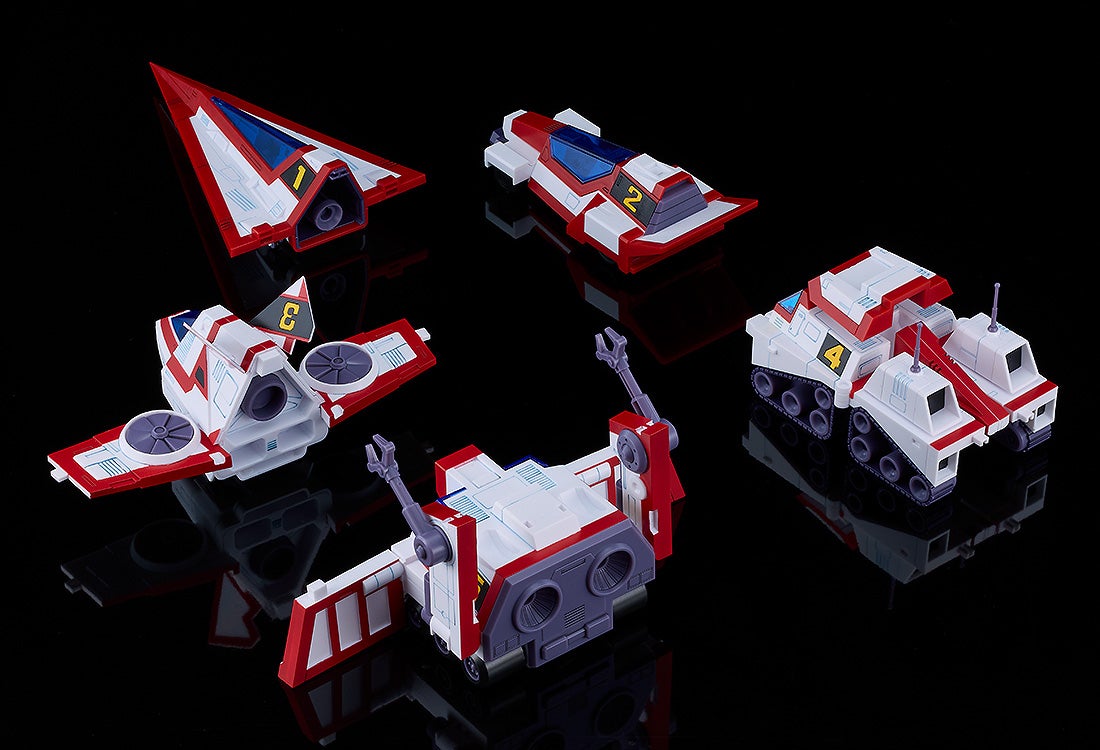 (預訂訂金 $200) (總價 $445) GSC MODEROID 神勇飛鷹俠F 科學小飛俠F 旋風斯巴達 Unite Color Ver. 模型 Gatcha Spartan (行版) 