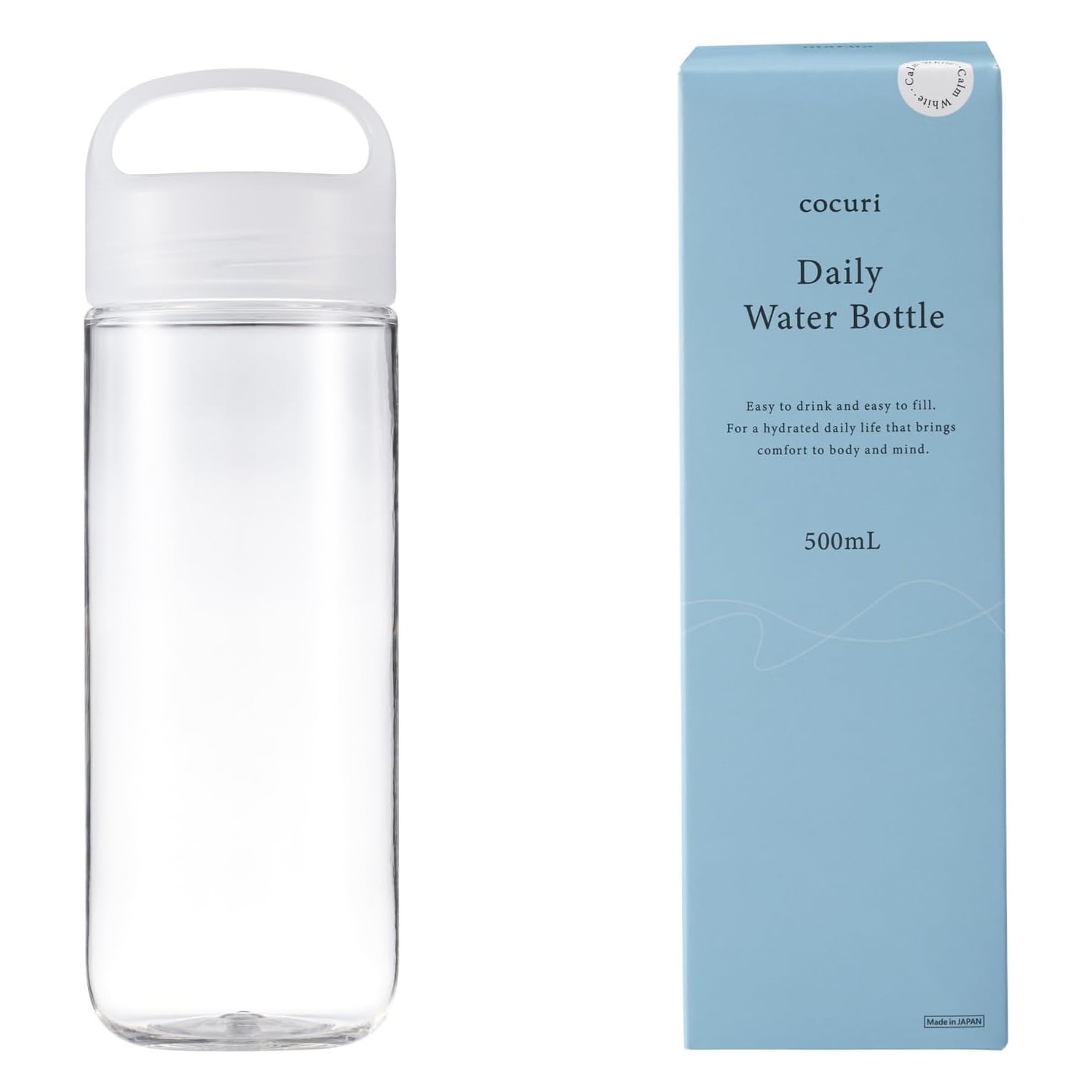 🔥🔥【日本製《MARNA》cocuri Daily 無膠圈輕量水樽】500ml