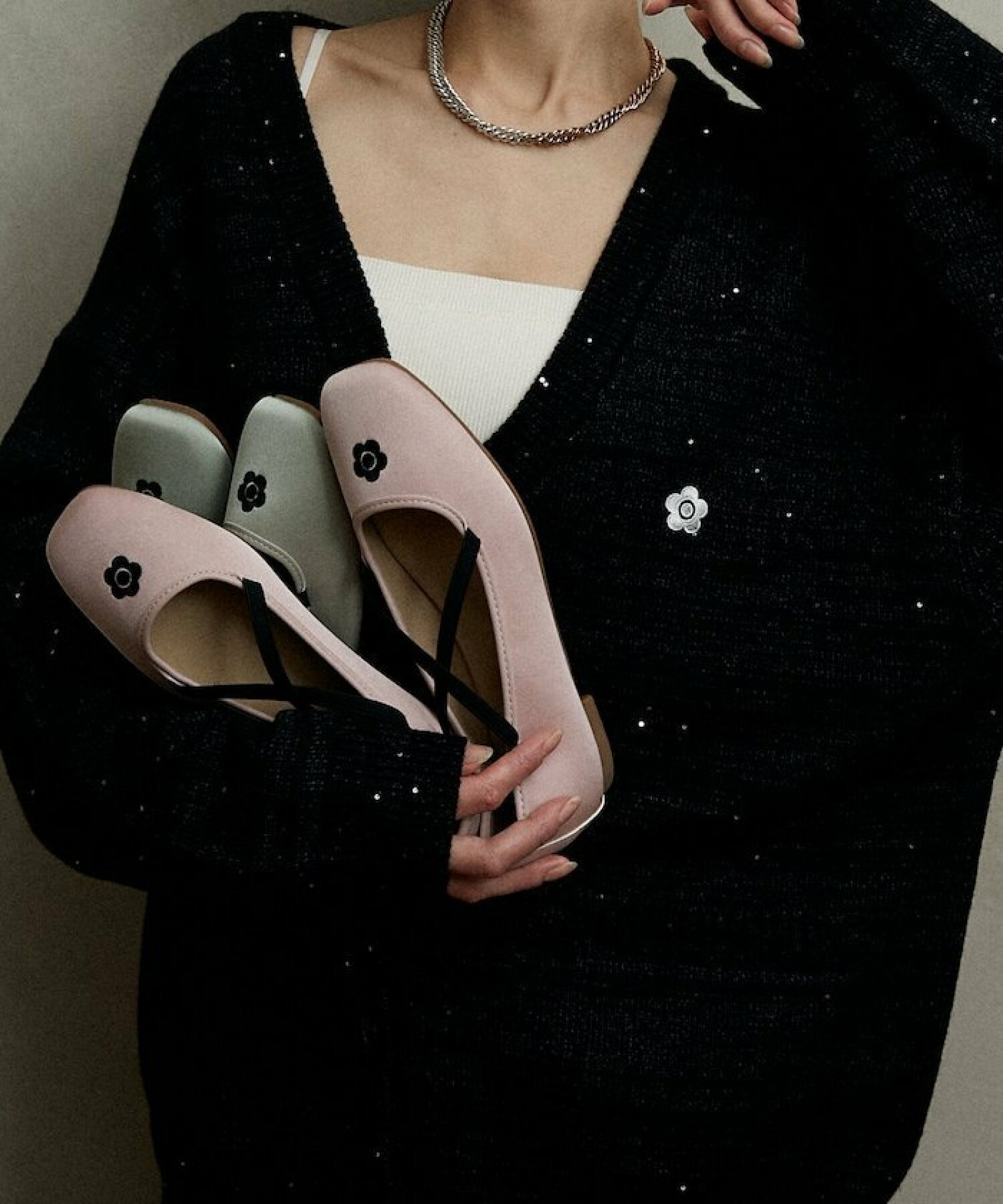 日本預訂📍日本MARY QUANT花花圖案芭蕾舞鞋 不包郵