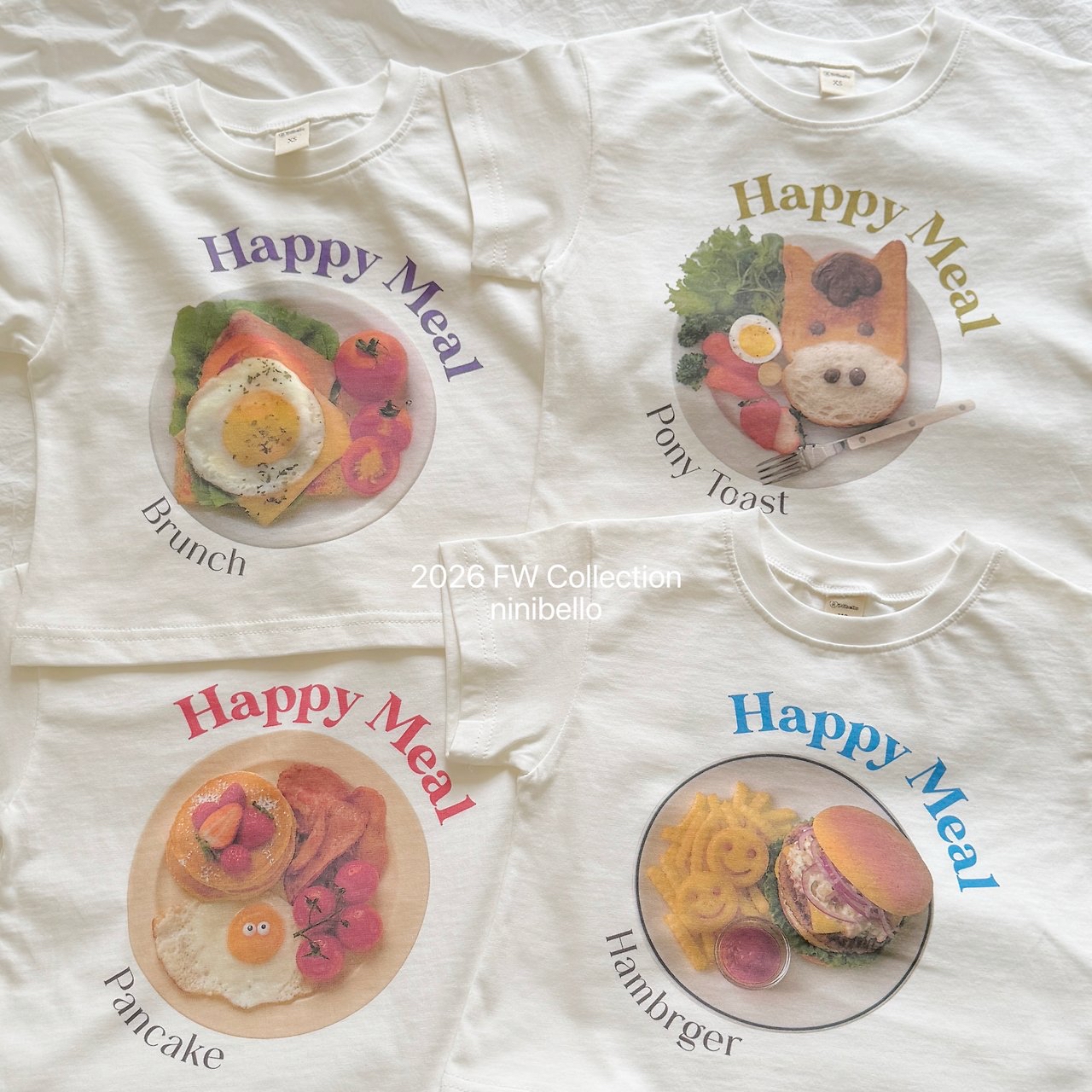 Ninibello | Happy Meal T-shirt (+ Adult)(親子裝)  