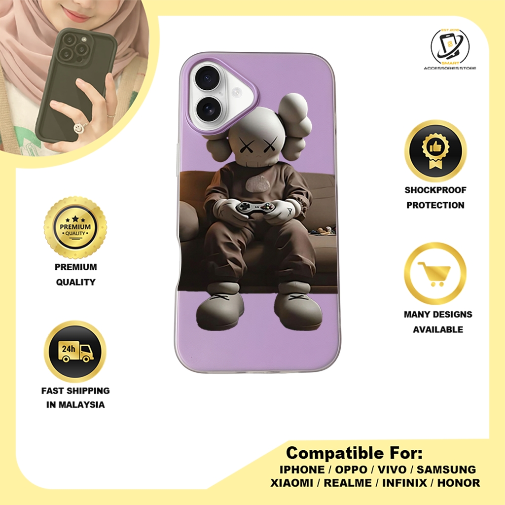 JELLY CASE PHONE FOR IPHONE - DESIGN KAWS A