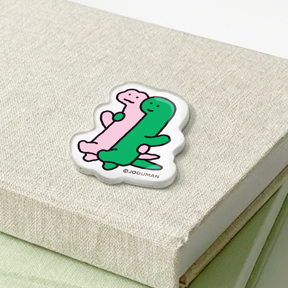 【台灣7-11 預購】JOGUMAN 壓克力磁鐵冰箱貼 (六款可選)