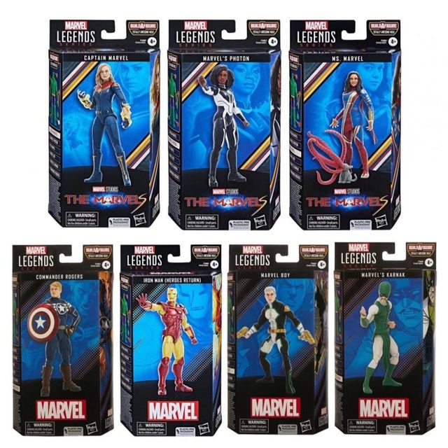 MARVEL　フィギュア　セット Marvel Legends The Marvels Totally Awesome Hulk BAF set of 7pcs