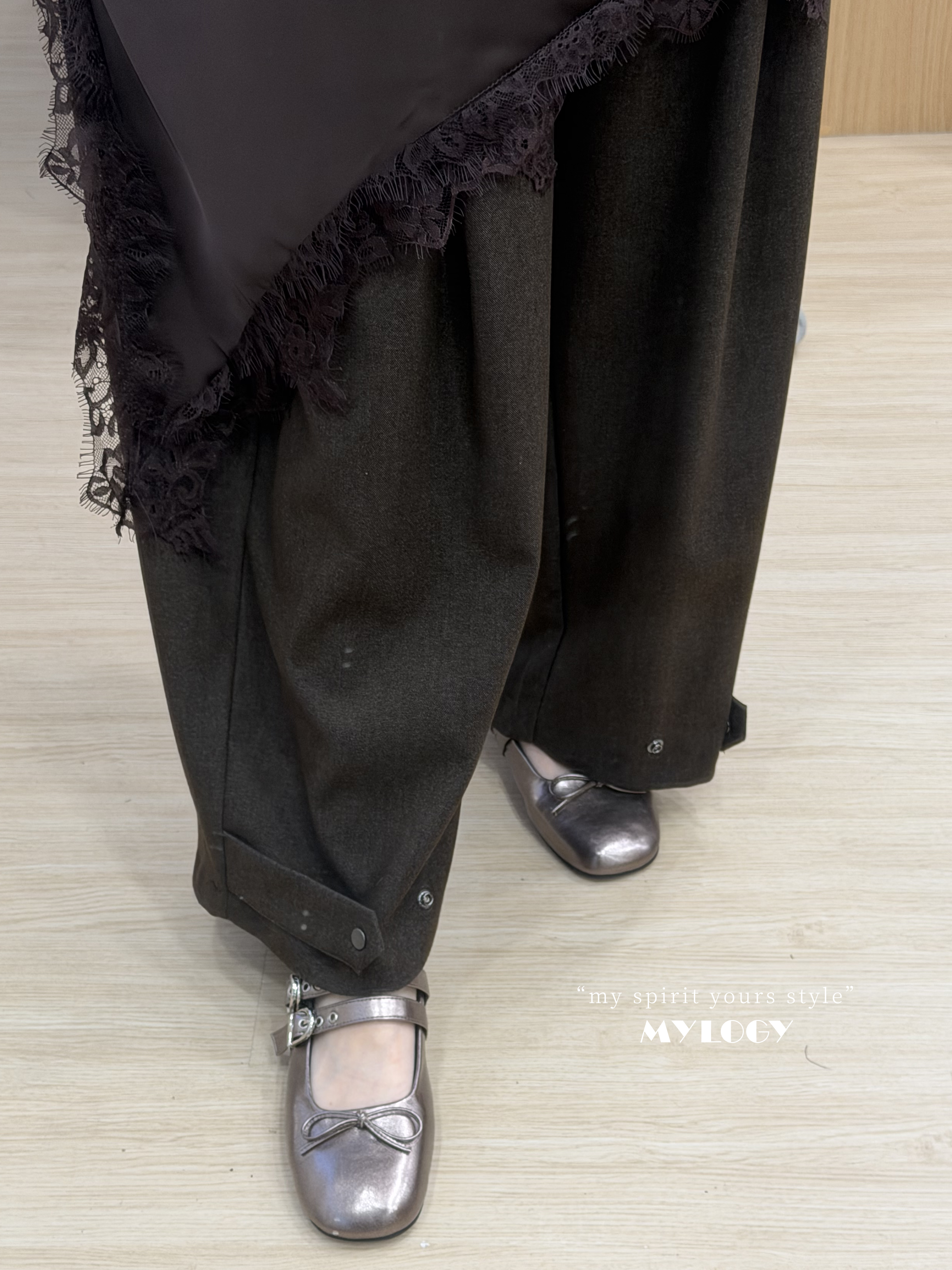 氣質肉肉都很收斂～靚cut！2-ways繭形西褲 CK0009