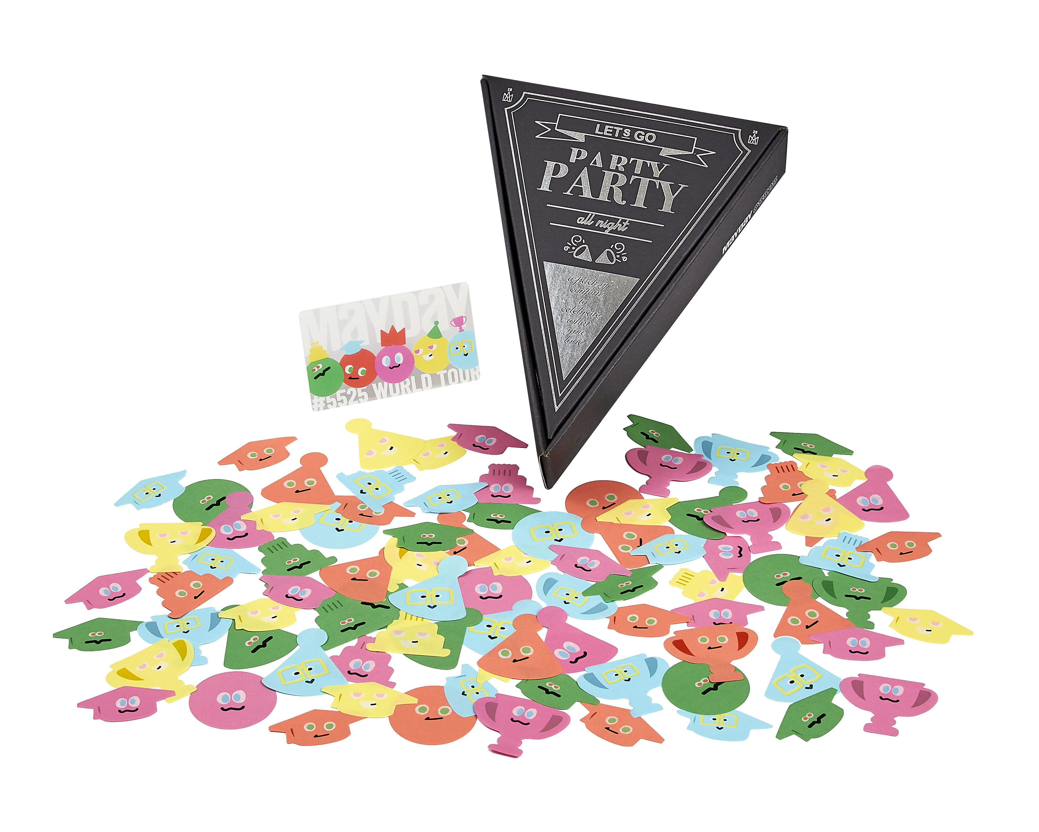 〔五月天 #5525 ] 我給你全部全部全部全部紙花組｜派對動物版（綫下自取）（非綫上）