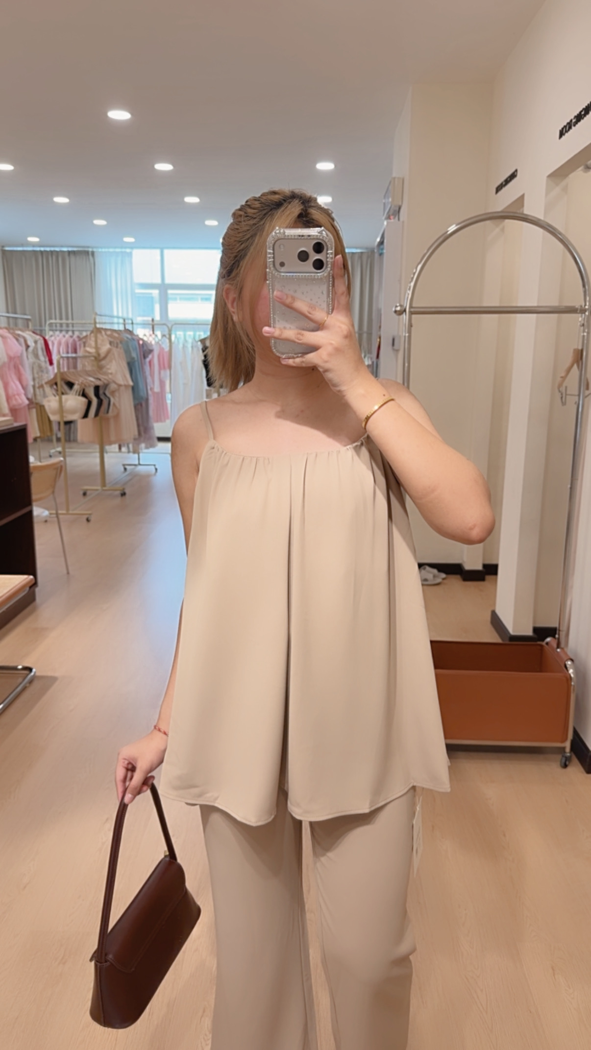 W8769吊带上衣两件套