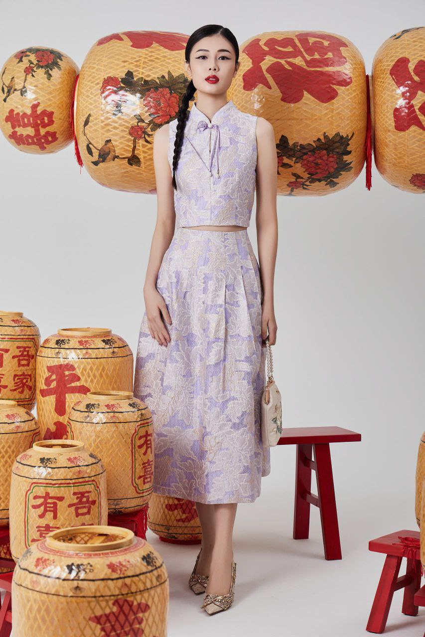 无袖旗袍上衣 2620