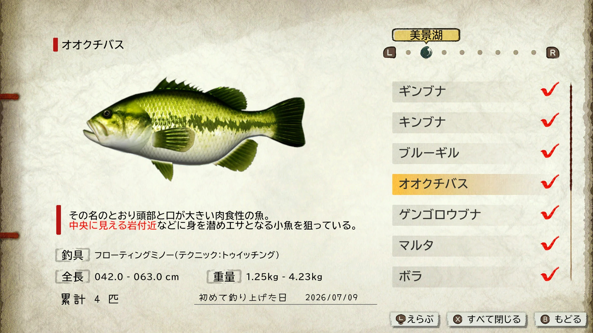 NS2 我的釣魚日記 My Fishing Diary