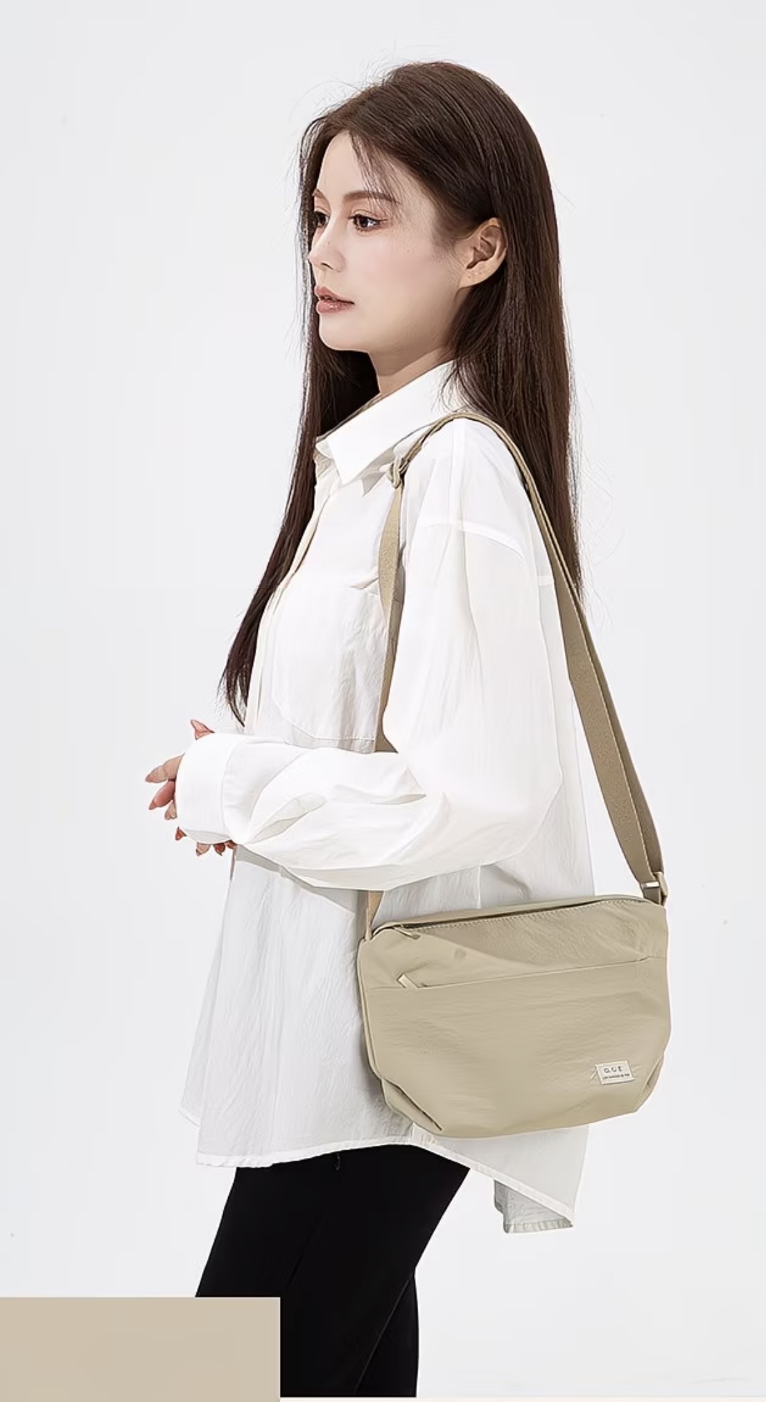 Suxing Series Cubic Diagonal Crossbody Bag 