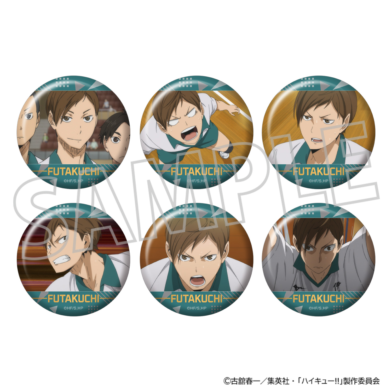 Preorder預訂6/2026年排球少年角色襟章原盒