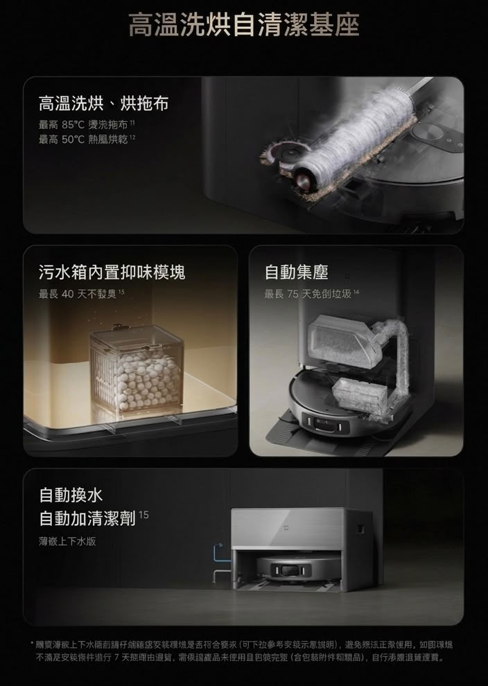 旗艦之作🔥 小米 米家掃地機器人 6 Max 香港三腳插頭 (預購產品) 