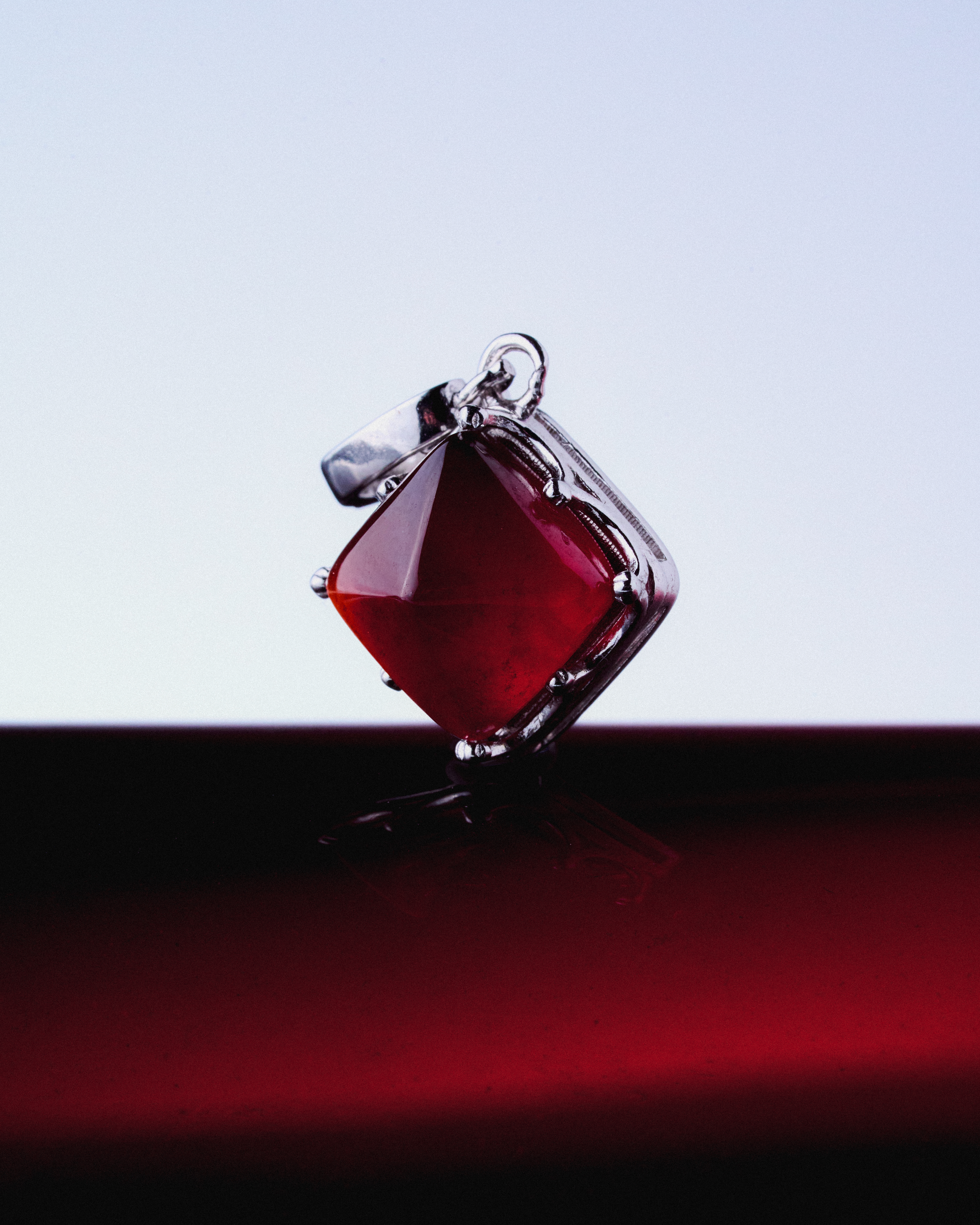 Crimson Notes Pendant