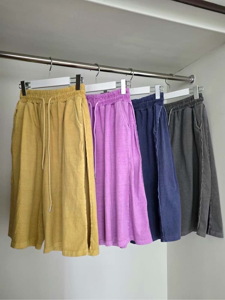 221257洗水四骨布褲