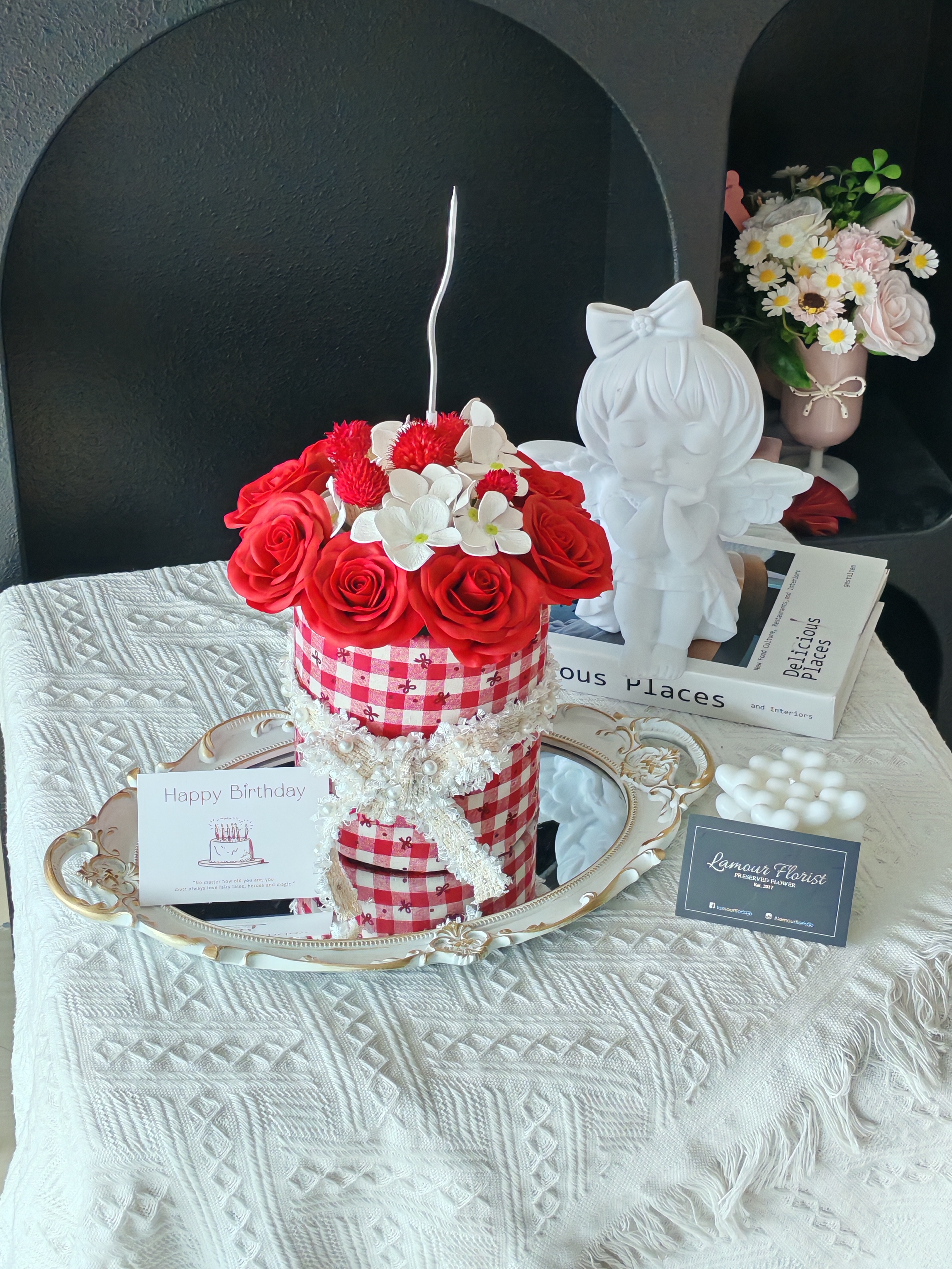 [Soapflower] Cherry Cream Cake