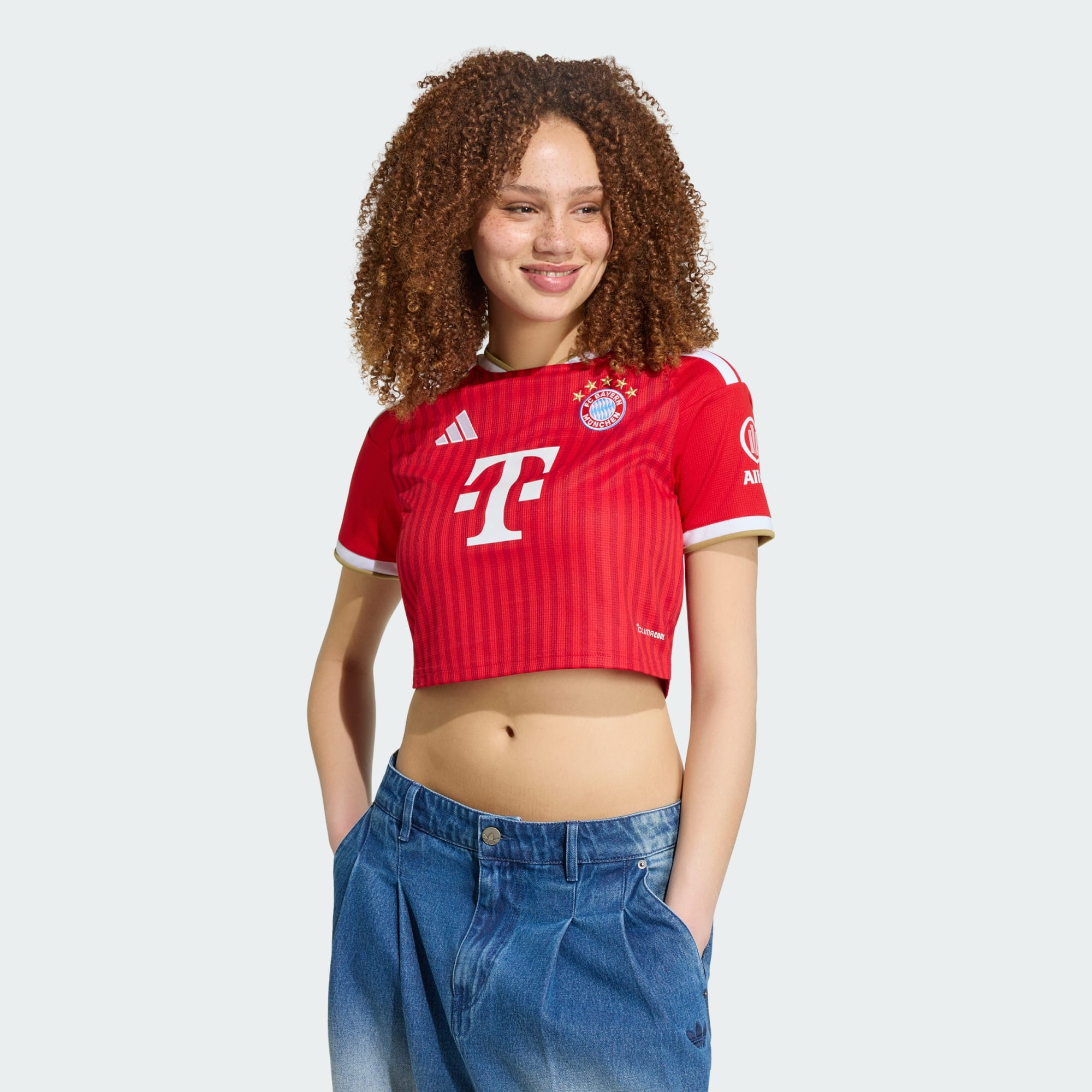 🚩 女生專屬 Adidas Bayern Munich 拜仁慕尼黑 2026-27 主場女裝短版球迷版球衣 (可加印字) KE8586