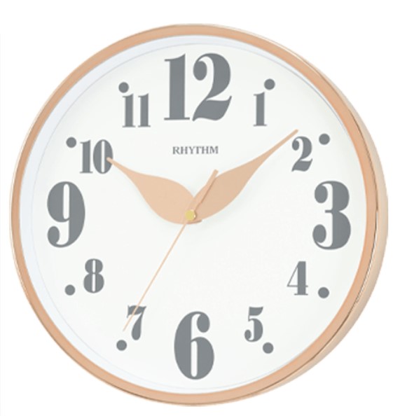 CMG606NR/玫瑰金圓掛鐘