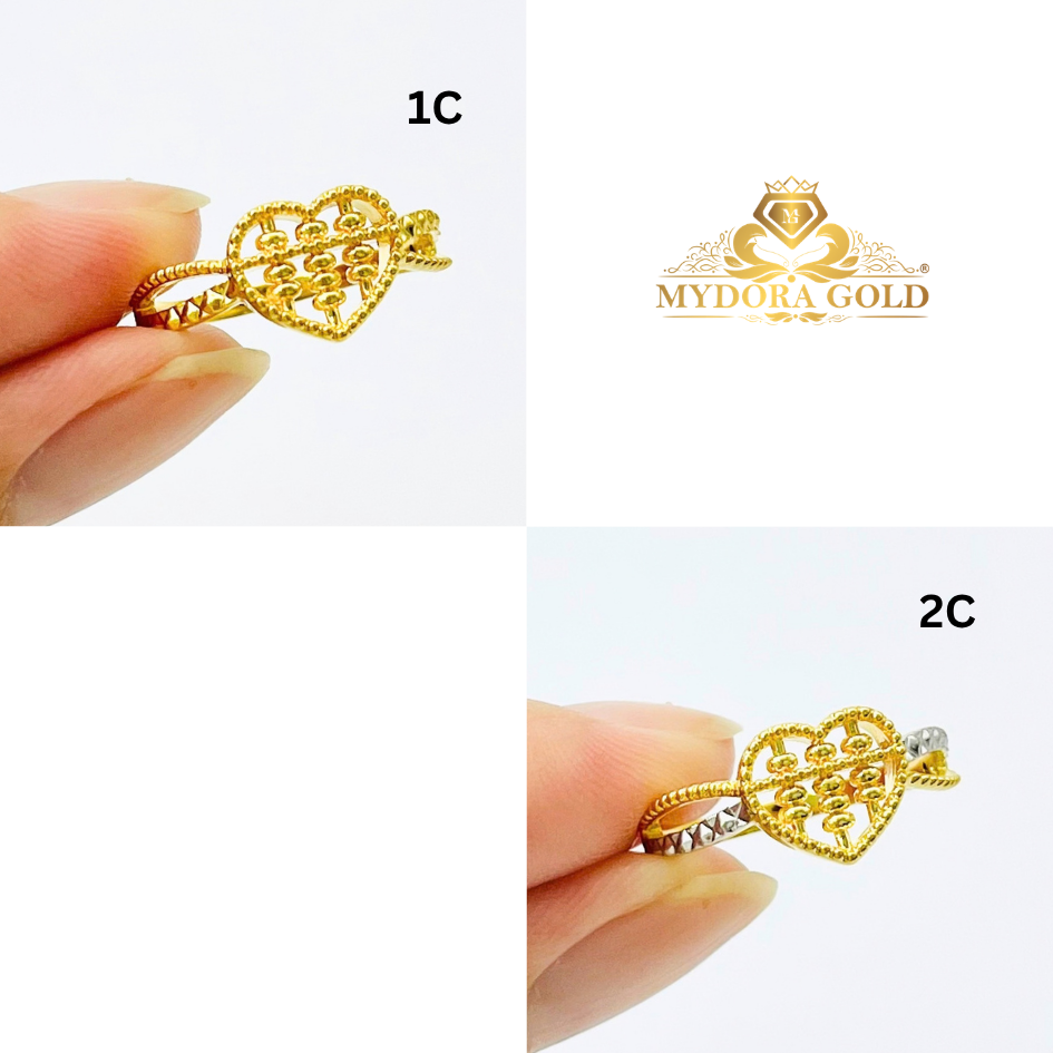 MYDORA Cincin Love Abacus (5G) l EMAS 916/22K