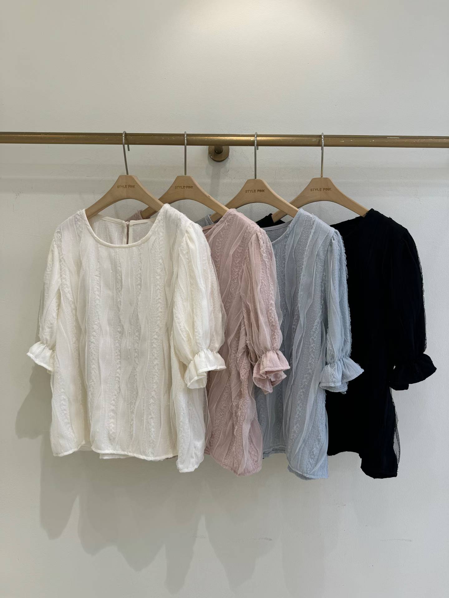 SP07_05 立體LACE BL (4色)