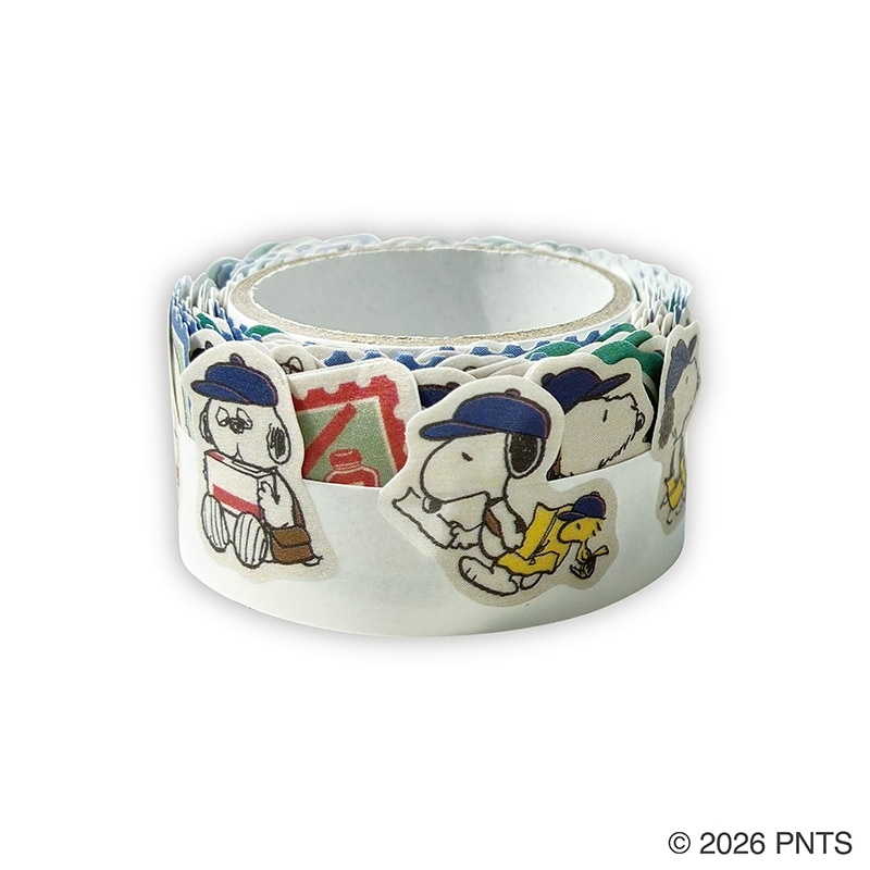 🌸 【預訂】Masking Tape Set - 日本郵便局xPeanuts 配達員系列