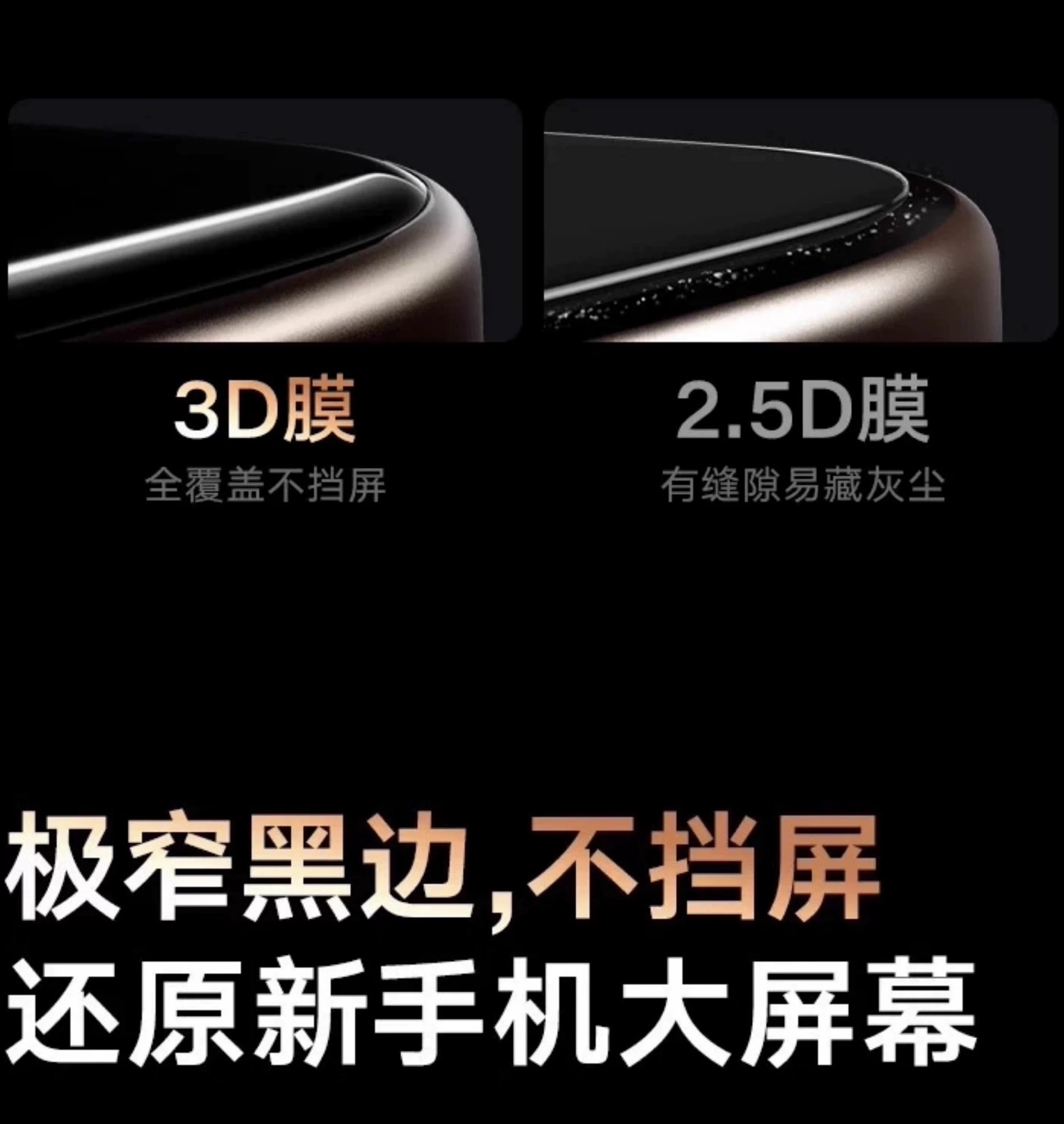 完整防护套装｜AR 3D热弯防爆玻璃 + 磨砂镜头底座