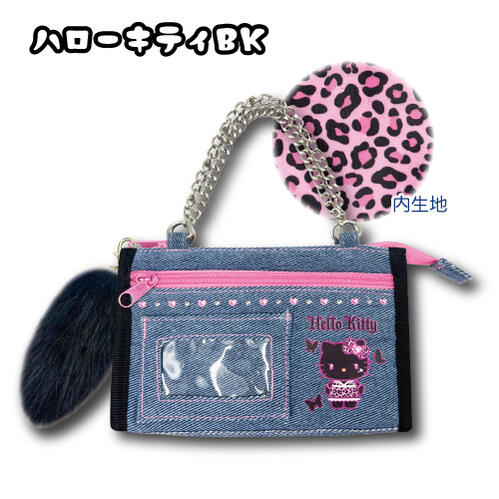 日本直送 Hello Kitty 牛仔布多功能收納包 Multi Pouch 