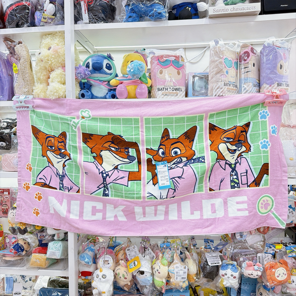 日本直送日本版多款不同角色沖涼浴巾120×60 cm