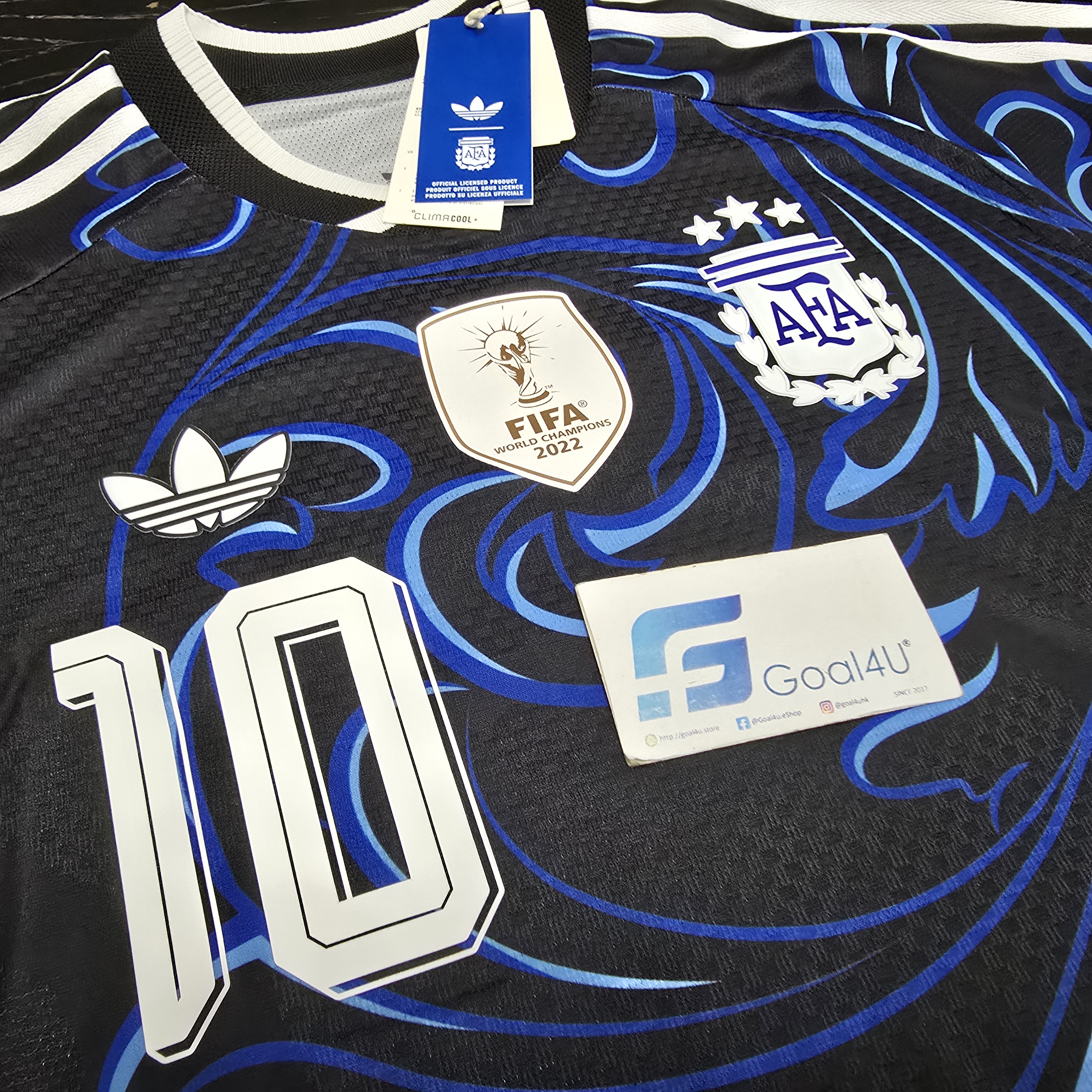 🌀藍色漩渦 Adidas Argentina 阿根廷 2026-27 作客球員版球衣 (可加印字章) JM5901