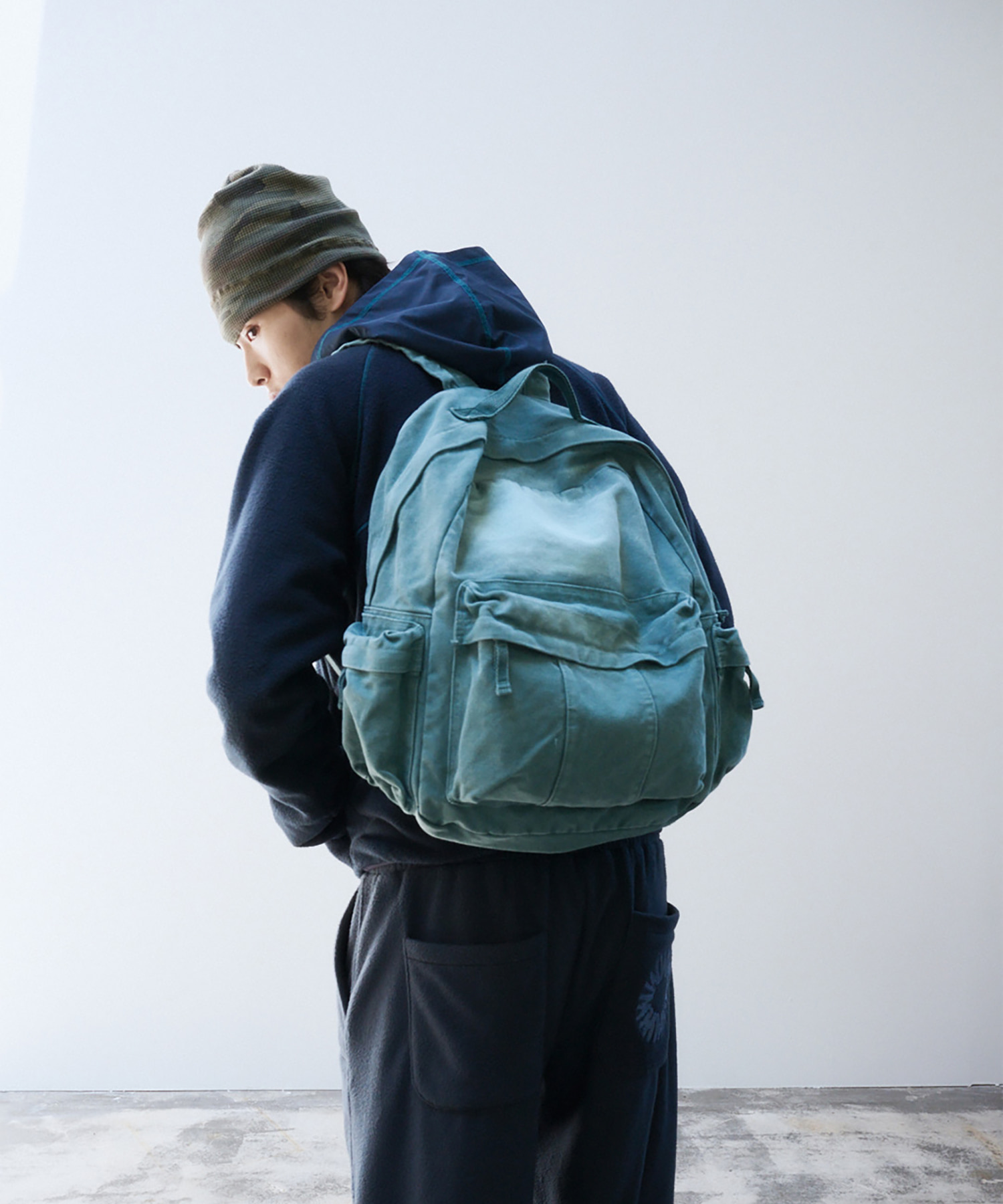 999 Humanity - MODULAR FLEECE JACKET (NAVY)