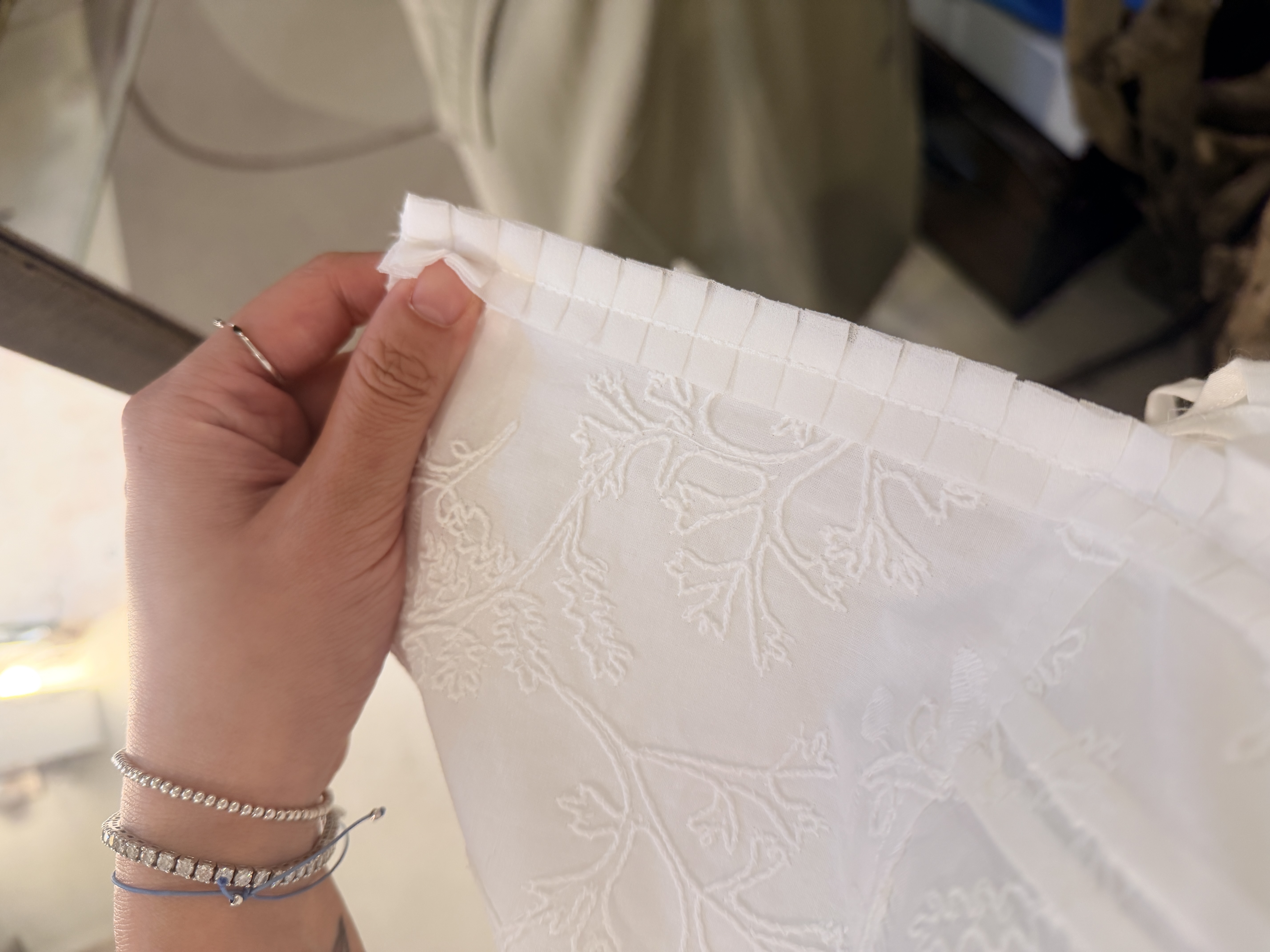 Embroidery vest