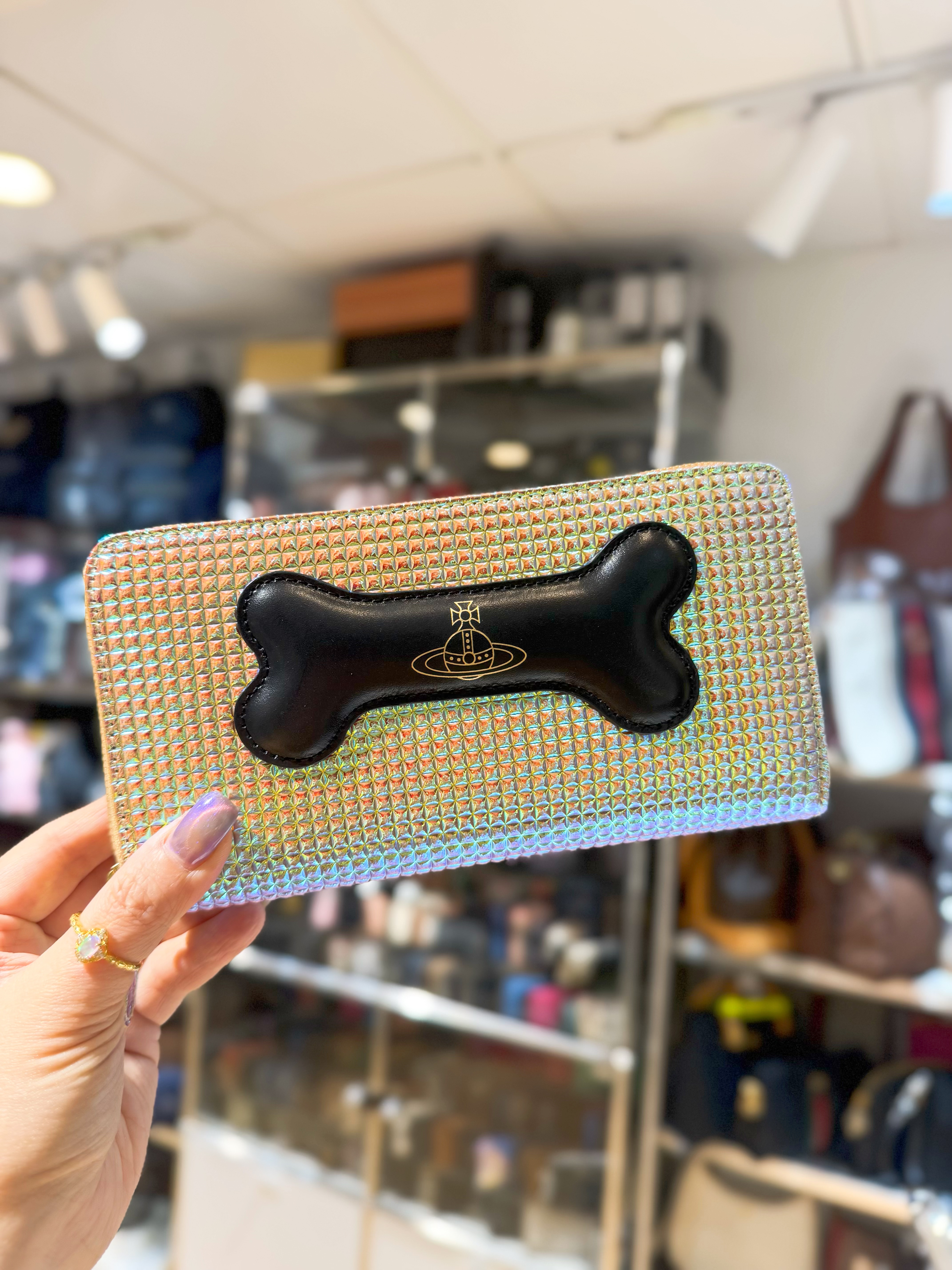 VW zip wallet 5140/dino/bone