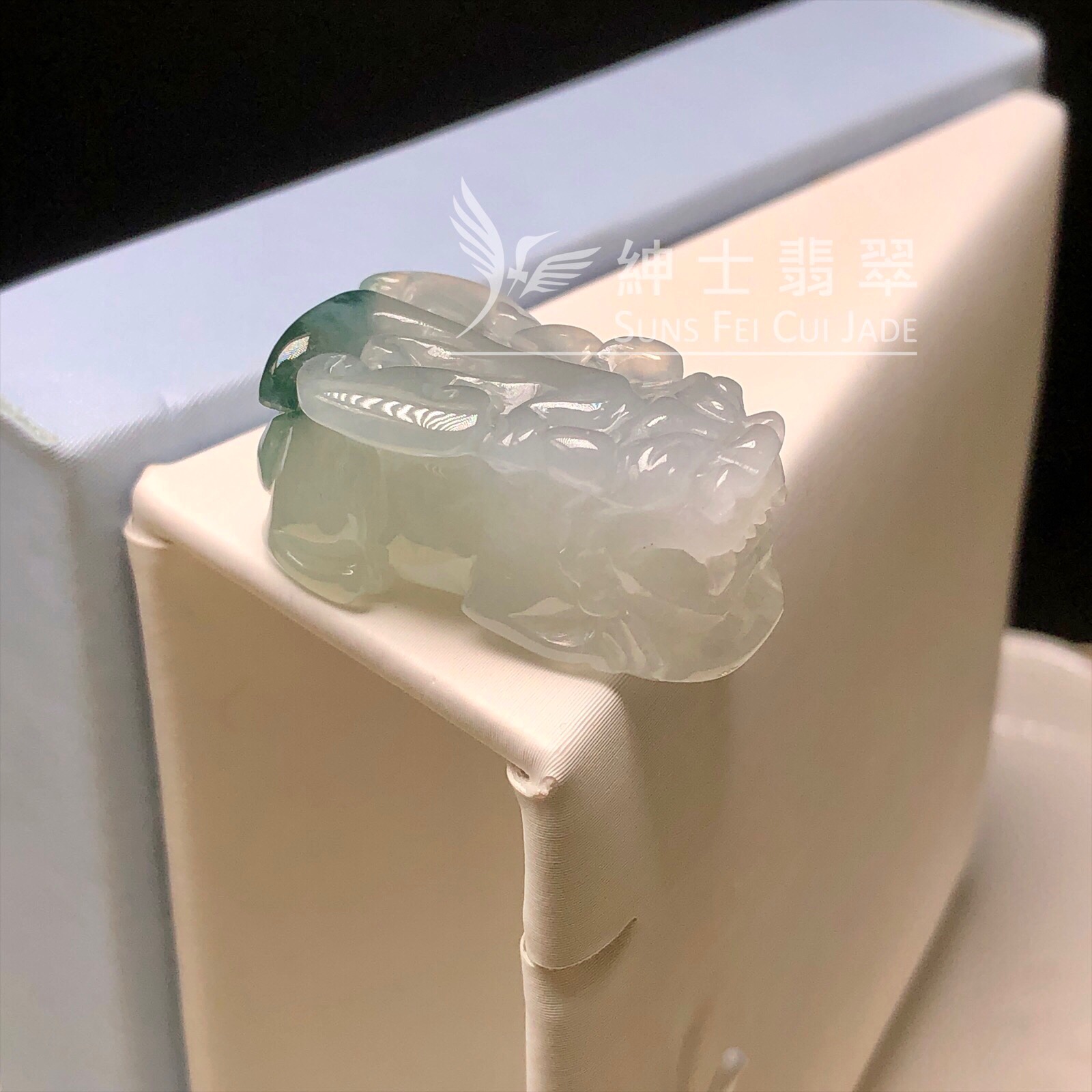YK00442 飄藍花貔貅