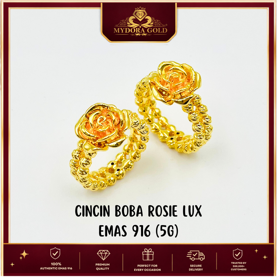 MYDORA Cincin Boba Rosie Lux (5G) l EMAS 916/22K